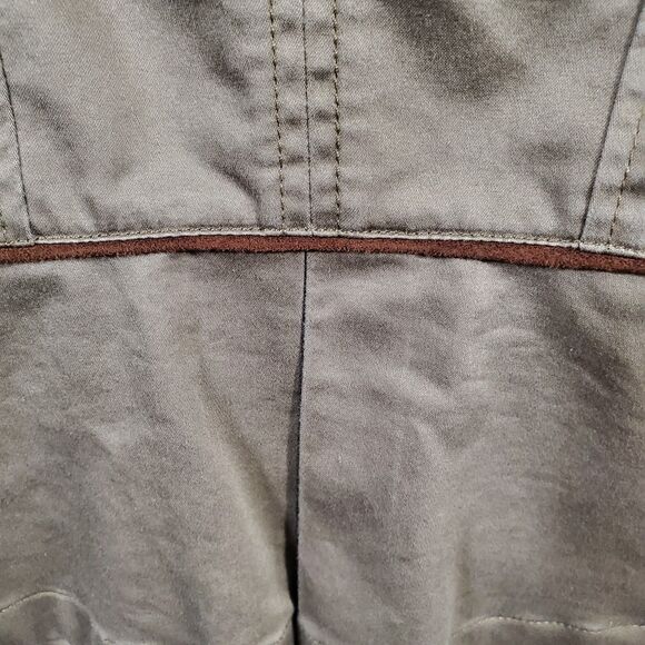 Women's White House Black Market Military Shoulder Front Zip Jacket Size 4 - Picture 13 of 16